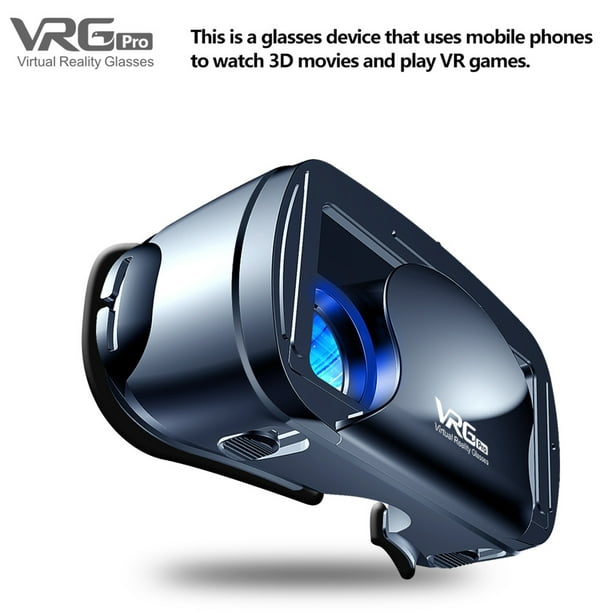 Casque Vr Pour Téléphone, Lunettes De Réalité Virtuelle 3d Portables Pour  Films Et Jeux, Compatibles Avec Les Téléphones De 4 À 6 Pouces, Avec  Écouteurs Et Contrôleur Inclus, Mode en ligne