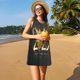 thumbnail image 3 of Easygdp 2025 Happy New Year 1 para Vestido Transpirable de Mujer, Vestido Suelto de Manga Corta con Pliegues y Bolsillos para el Verano, 3 of 7