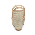 thumbnail image 2 of BLISSFUL STEP Women's Platform Strappy Slip on Espadrille Wedges Sandals, 2 of 6