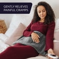 thumbnail image 3 of Geniani XL Heating Pad for Back Pain & Cramps Relief - Heat Pad for Neck, Shoulders, and Muscle Pain with Auto Shut off (12"×24", Tabby Gray), 3 of 7