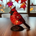 thumbnail image 4 of Rewenti Veilleuse de Style Européen Divers Modèles Lampes Éclairage Étude Lampe Rouge, 4 of 6