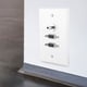 thumbnail image 4 of Panel de placa de pared con cabezal hembra de 2 puertos VGA + 3,5 para instalación de cine en casa, 4 of 5