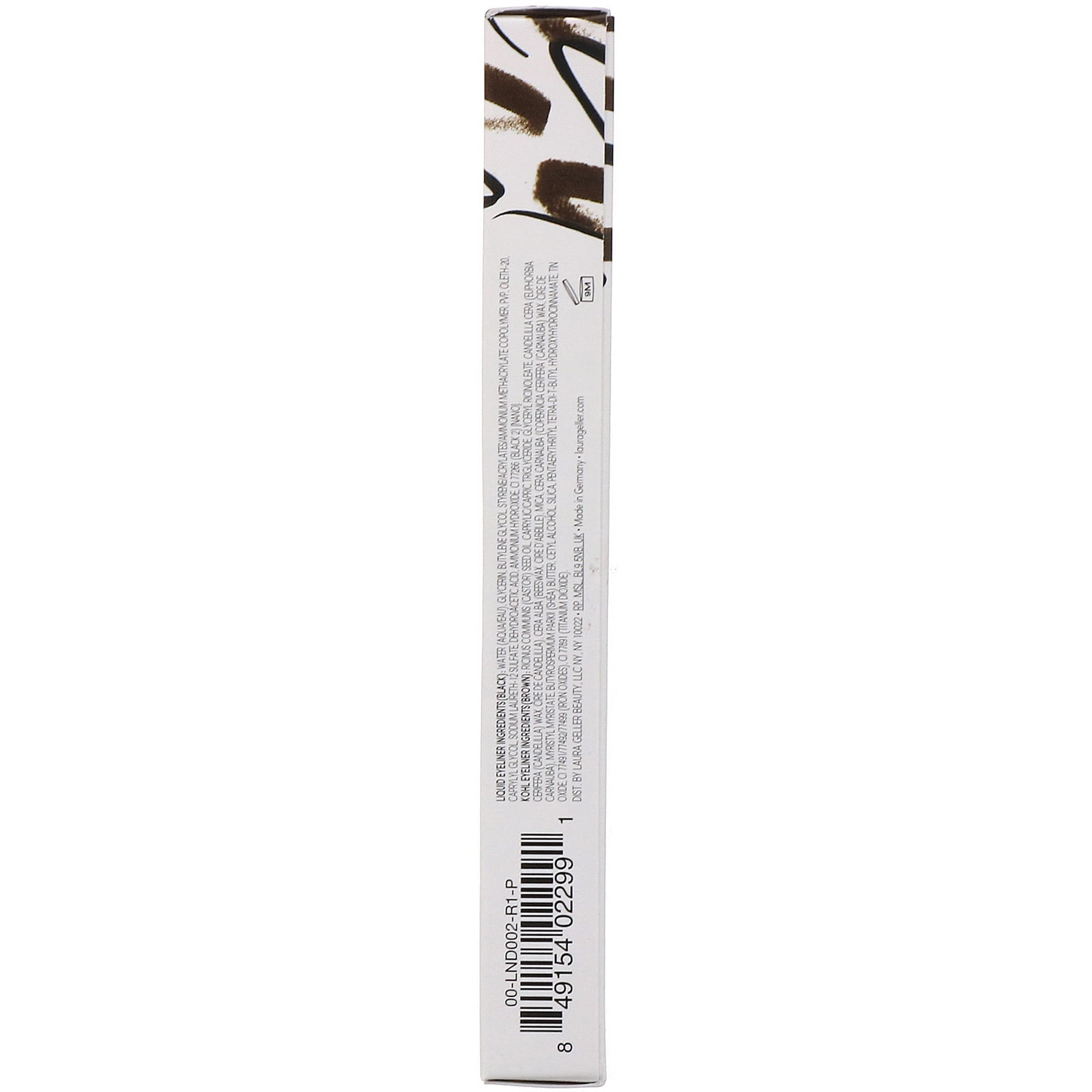Laura Geller Line-N-Define Dual Dimensional Liquid Eyeliner, Brown, 0.087 Oz