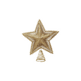 thumbnail image 6 of Kbndieu Christmas Tree Star Topper Metal Xmas Tree Topper Star Christmas Decorations Glittered Tree-top Star for Festive Christmas Decor Holiday Ornament Gifts, Gold, 6 of 6