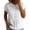 *White, variant on VBVC Women's Peter Pan Collar Short Sleeve Blouse, Ladies' Button Down Breathable Casual Top, Solid Color Loose Fit Work Shirt For Women,Beige,S-2XL