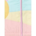 thumbnail image 2 of Wonder Nation Baby and Toddler Girl Lightweight Windbreaker Jacket, Sizes 12M-5T, 2 of 3
