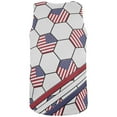 thumbnail image 2 of 4th of July USA World Cup Soccer Ball All Over Mens Tank Top Multi 3X-LG, 2 of 2