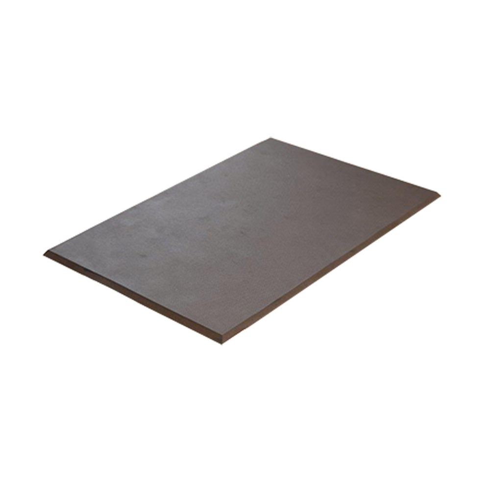 Happy Mat 36" x 24" Brown Nitrile Grease Resistant Sponge Floor Mat