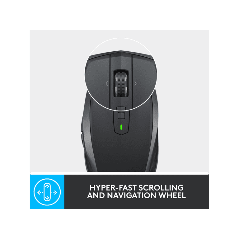 Logitech MX Anywhere 2S Wireless Bluetooth Mouse, Cordless