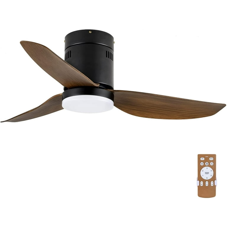 Wood Ceiling Fan With Lights Remote