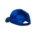thumbnail image 3 of Top Headwear Fashion Rhinestone Glitter High Bun Ponytail Baseball Cap - Royal, 3 of 4