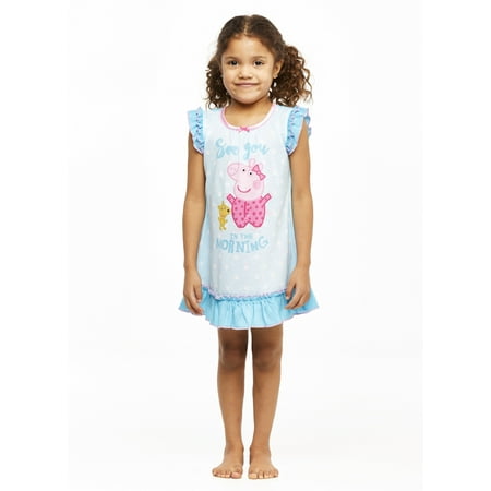 Girls Short Sleeve Nightgown, Peppa Pig, by Jellifish Kids | Walmart Canada