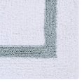 thumbnail image 4 of Better Trends - Alfombrillas De Baño 100% Algodón, Colección De Hotel, Color Blanco Y Azul, Alfombra Reversible Absorbente, Lavable A Máquina, De Secado Rápido, Ideal Para Baño, Ducha, Dormitorio, Per, 4 of 5