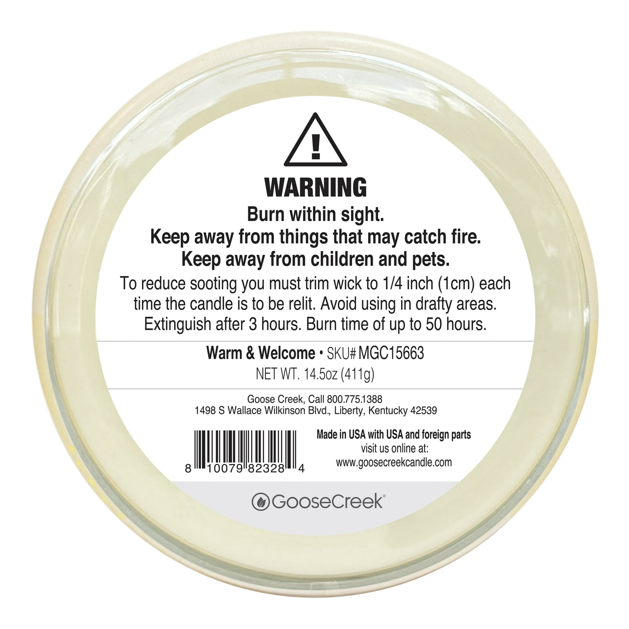 Goose Creek 3-Wick Warm & Welcome Scented Jar Candle, 14.5oz.