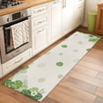 thumbnail image 2 of Runner Rugs 2x6 Ft, Tropical Palm Leaves Non Slip Area Rugs for Kitchen Bedroom Entryway, Summer Green Botanical Leaf Plants Washable Carpet Runner Rug Floor Mats for Bedroom Home Decor, 2 of 8