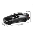 thumbnail image 1 of 1:36 Mercedes Benz CLS63 AMG High Simulation Diecast Model Cars Luxury Alloy Vehicle Model Car Collection Toy For Kid Gift matte black with box, 1 of 5