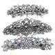 thumbnail image 1 of 3pcs Spring Hair Clips Women Rhinestone Hairpins Luxurious Barrette Hair Accessories, 1 of 2