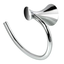 Towel Ring Hand Towel Holder for Bathroom, Kitchen Polished Finish, Silver