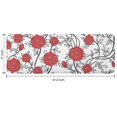 thumbnail image 7 of Pioneer Flower Floral Print Pattern Kitchen Rug Mat,Kitchen Runner Rugs Non Skid Washable,Decorative Kitchen Floor Mats for Kitchen,Sink,Laundry,17"x47.2", 7 of 7