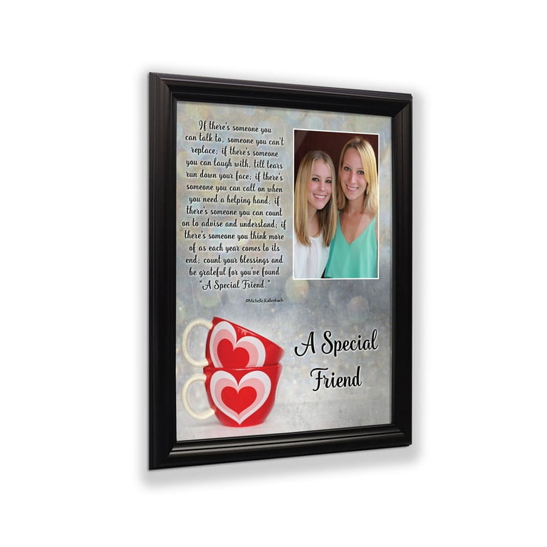 Best Friend Gifts, Birthday Gift for Best Friend, Friendship Gift for  Women, Thank You Gifts for Friends, Thinking of You Gifts for Friends Going  Away, A Special Friendship Picture Frame, 5003B 