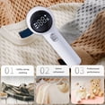 thumbnail image 5 of Small Rechargeable Pills Remover with 3 Speed Setting Digital LED Display for Travel Home Safely Removes Fuzz Fabrics, 5 of 8