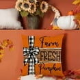 thumbnail image 4 of Gallickan Fall Pillow Case, Halloween Pumpkin Pillow Cover, Fall Pillowcase Harvest Festival Thanksgiving Holiday Decoration, Soft Sofa Couch Decoration for Home, C, 4 of 6