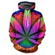 thumbnail image 3 of Sudadera con capucha con estampado 3D de hojas de malezas para hombre, sudadera informal de manga larga con patrón de plantas coloridas, sudadera holgada unisex, jersey de calle, 3 of 5
