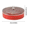 thumbnail image 3 of HongHeng Divided Serving Tray with Lid Snackle Box Charcuterie Container Portable Snack Platters for Candy, Fruits, Nuts, Snacks, for Parties, Entertaining, Picnic, 3 of 7