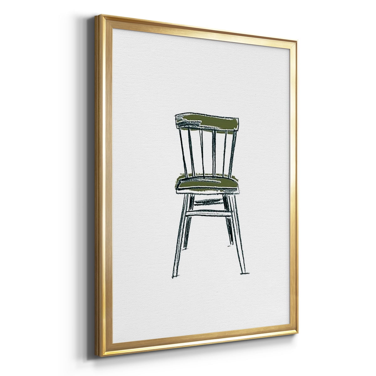 Take a Seat IV Premium Framed Print, in Gold, Black, or Silver - Ready to Hang