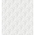 thumbnail image 3 of Ambesonne Floral Duvet Cover Set, Ornate Carnation Flowers, Queen, Grey White, 3 of 3