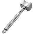 thumbnail image 1 of Ablandador de carne profesional, martillo de acero inoxidable de doble cara, martillo para carne con mango antideslizante, 1 of 4