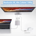 thumbnail image 4 of Adaptador USB C a HDMI JUWUBABS Plata 4K para Dispositivos USB-C, 4 of 7