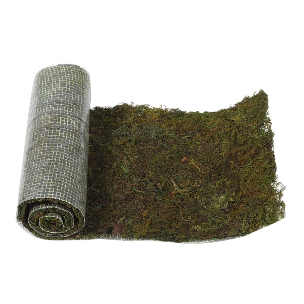 Soimiss Water Resistant Artificial Moss Turf for Decorative Garden and Indoor Green Scenery