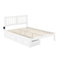 thumbnail image 3 of AFI Tahoe Queen Solid Wood Storage Bed with USB Turbo Charger in White, 3 of 9