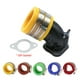 thumbnail image 1 of Interfaz de carburador Adaptador de admisión de carburador Conector Junta de arranque para motocicleta Amarillo, 1 of 5