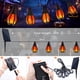 thumbnail image 5 of Guirnalda de luces solares Jnaurb Halloween, 12 m, 10 llamas parpadeantes, 5 of 7