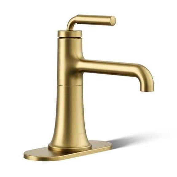 Open Box Kohler K-27415-4 Tone 1.2 GPM Single Hole Bathroom Faucet - Vibrant Brushed Moderne Brass