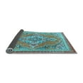 thumbnail image 2 of Ahgly Company Indoor Round Persian Light Blue Traditional Area Rugs, 3' Round, 2 of 4