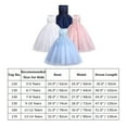 thumbnail image 4 of IBTOM CASTLE Kids Girls Flower Vintage Lace Princess Long Dress Tulle Pageant Formal Party Wedding Floor Dance Evening Gown 5-6 Years White, 4 of 8