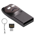 thumbnail image 1 of U Disk Cartoon Bigote Patrón USB Flash Drive Computadora Almacenamiento de Datos Memory Stick32GB Gris, 1 of 8