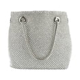 thumbnail image 2 of Women Evening Bag Net  Sequins Skewed Bucket Bag Handbag Chain Bag, 2 of 3