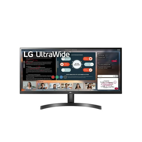 LG 29'' Class 21:9 UltraWide FHD IPS Monitor with HDR10, 2560 x 1080, Black, 29WL500-B