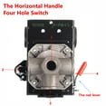 thumbnail image 3 of Interruptor de compresor Puerto del control 95-125 PSI 4 del interruptor de presión del compresor de aire de la, 3 of 5