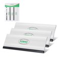 thumbnail image 2 of FOSHIO 6 Inch Rubber Squeegee for Kitchens, Glass, Shower and Car Windows, Pack of 3 (White), 2 of 4