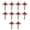 Silver, variant on Pack of 10 Alloy Crosses Heart Enameled Brooch Pins Christian Jewelry Clothing Accessories for Casual Wear