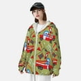 thumbnail image 4 of Picia Cartoon Fire Truck Women's Men's UPF 50+ Sun Protection Hoodie Shirt Long Sleeve SPF Fishing Outdoor UV Hiking Lightweight Shirts-Small, 4 of 9