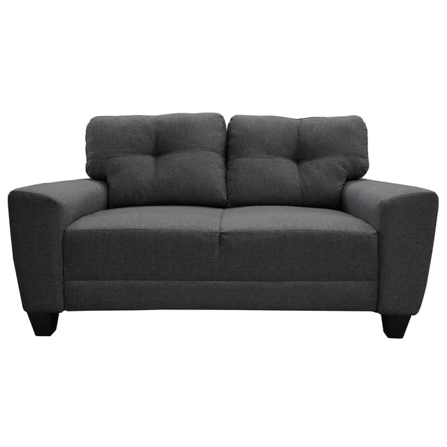 Love seat El Bazar Store Sidney Lino Gris oxford 2 plazas, Modular, Moderno, Sala, Sofa