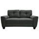 thumbnail image 1 of Love seat El Bazar Store Sidney Lino Gris oxford 2 plazas, Modular, Moderno, Sala, Sofa, 1 of 4