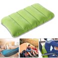 thumbnail image 4 of Inflatable Pillow, Pack of 2 Compressible Pillow Comfortable Blow Up Flocking Napping Pillow Ergonomic Neck & Lumbar Support for Camping Office Travel Car Flight, 4 of 5