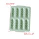 thumbnail image 3 of Non-Stick Bakeware Brownie- Bar Baking Pan Mini Cheesecake Pan Cupcake Tray Twisted Pattern Carbon Steel Mold 8-Cavity, 3 of 4